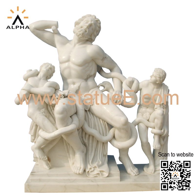 Marble Laocoon and his sons